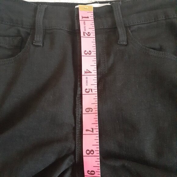 Frame Women's Size 26 Black Film Noir Le Skinny de Jeanne Crop Jeans - Picture 14 of 16